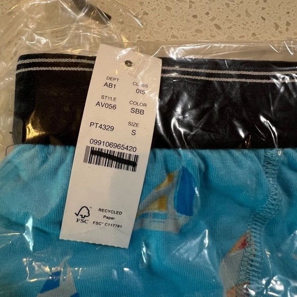 J. Crew 2 Knit Boxer Briefs in Sailboat Blue Print & Yellow NEW 2 pairs NWT - Picture 8 of 15